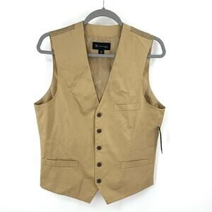 INC slim fit button front vest Size S